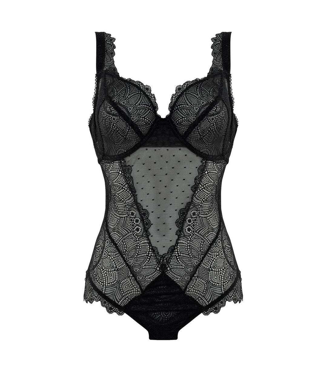 Body bonnets C, D et E noir Insolente