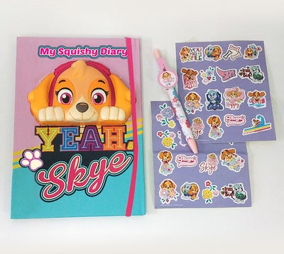 Paw Patrol Dagbok med Klistremerker