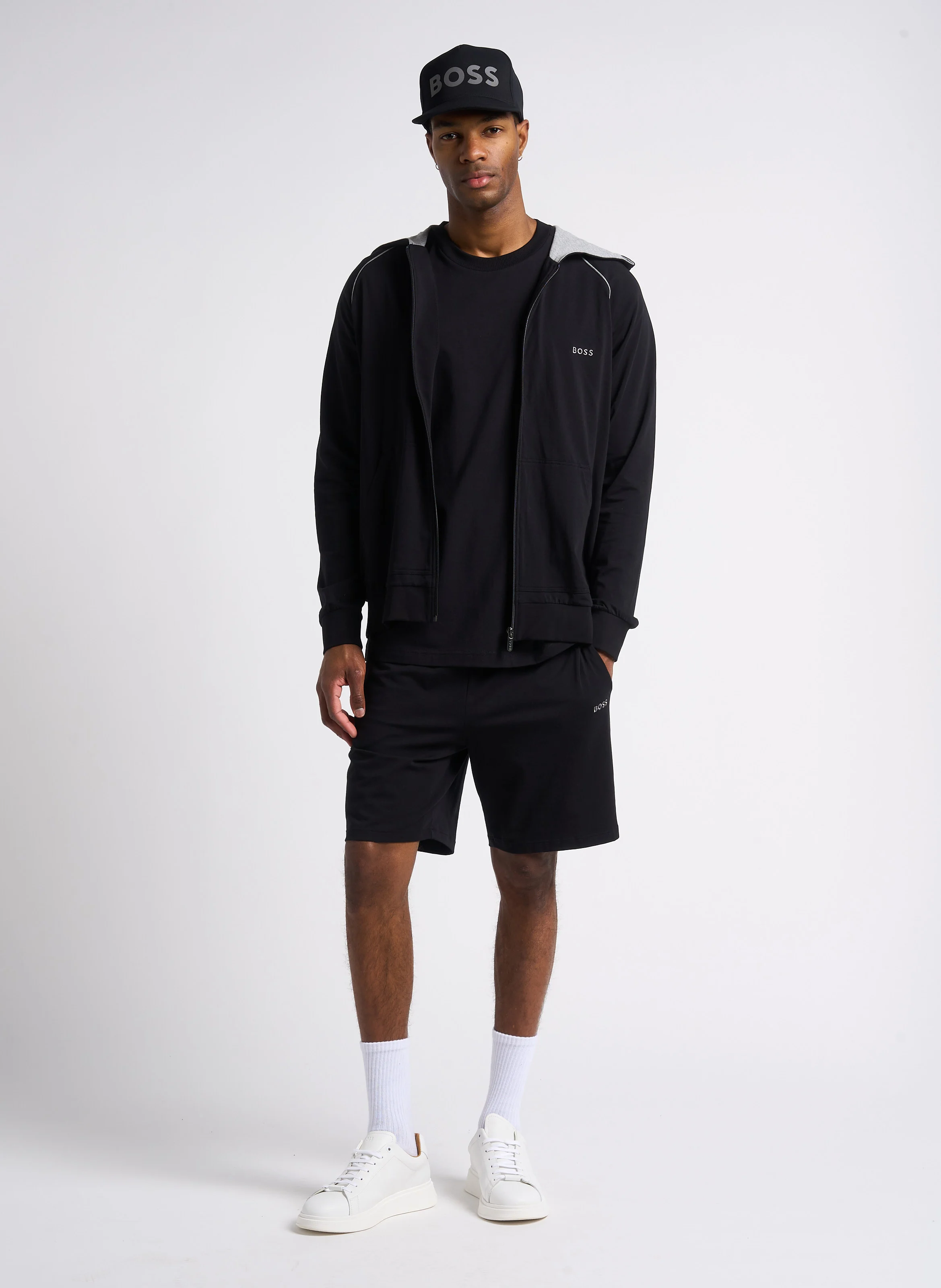 Sweat à capuche zippé | Noir