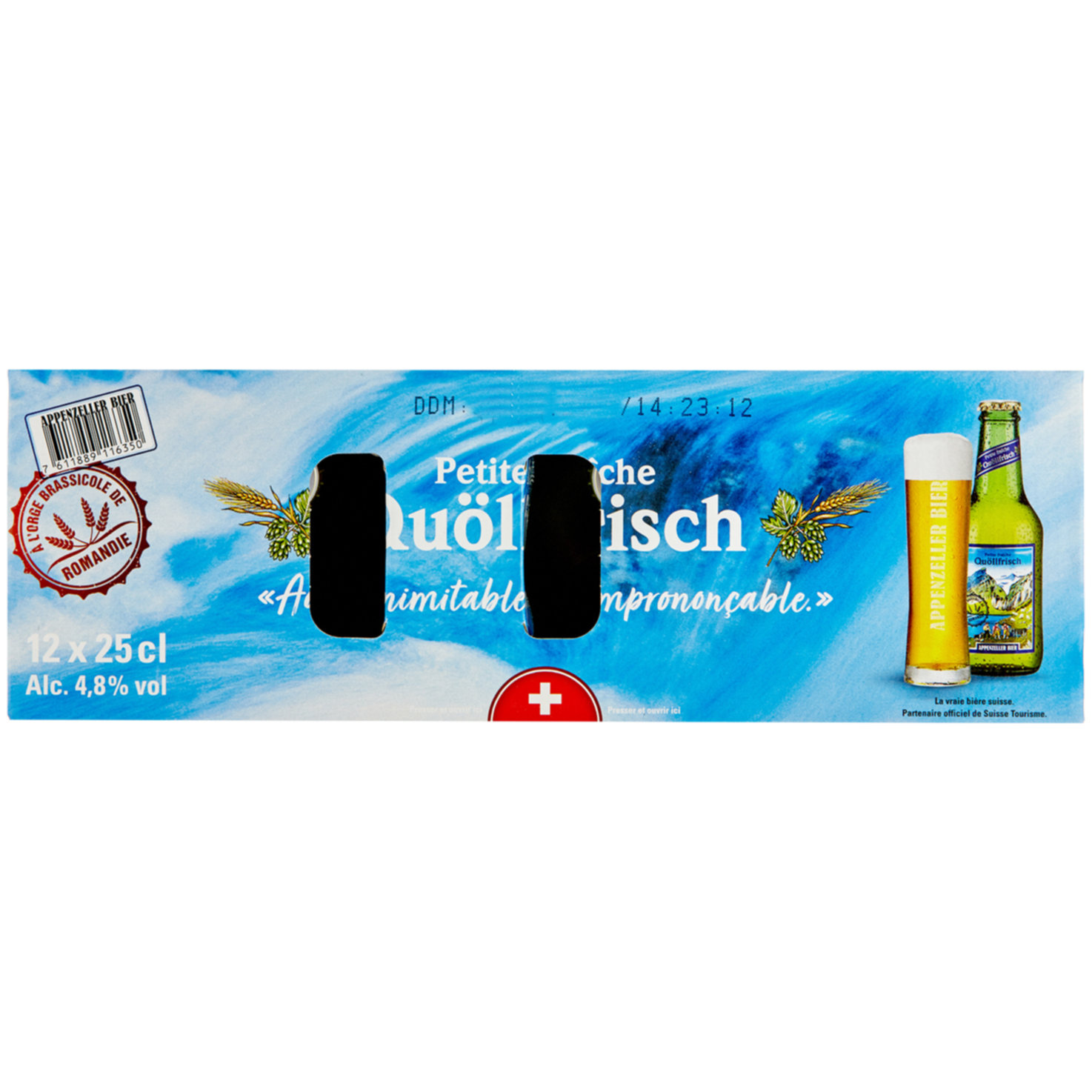 Appenzeller Bier Quöllfrisch 12x25cl -300cl