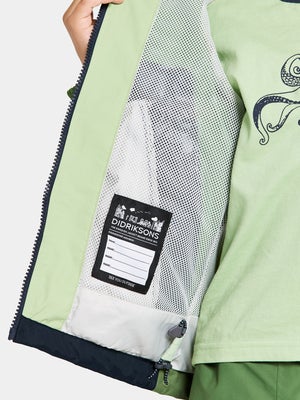 Didriksons Pilvi Skalljakke, Light Algae Green
