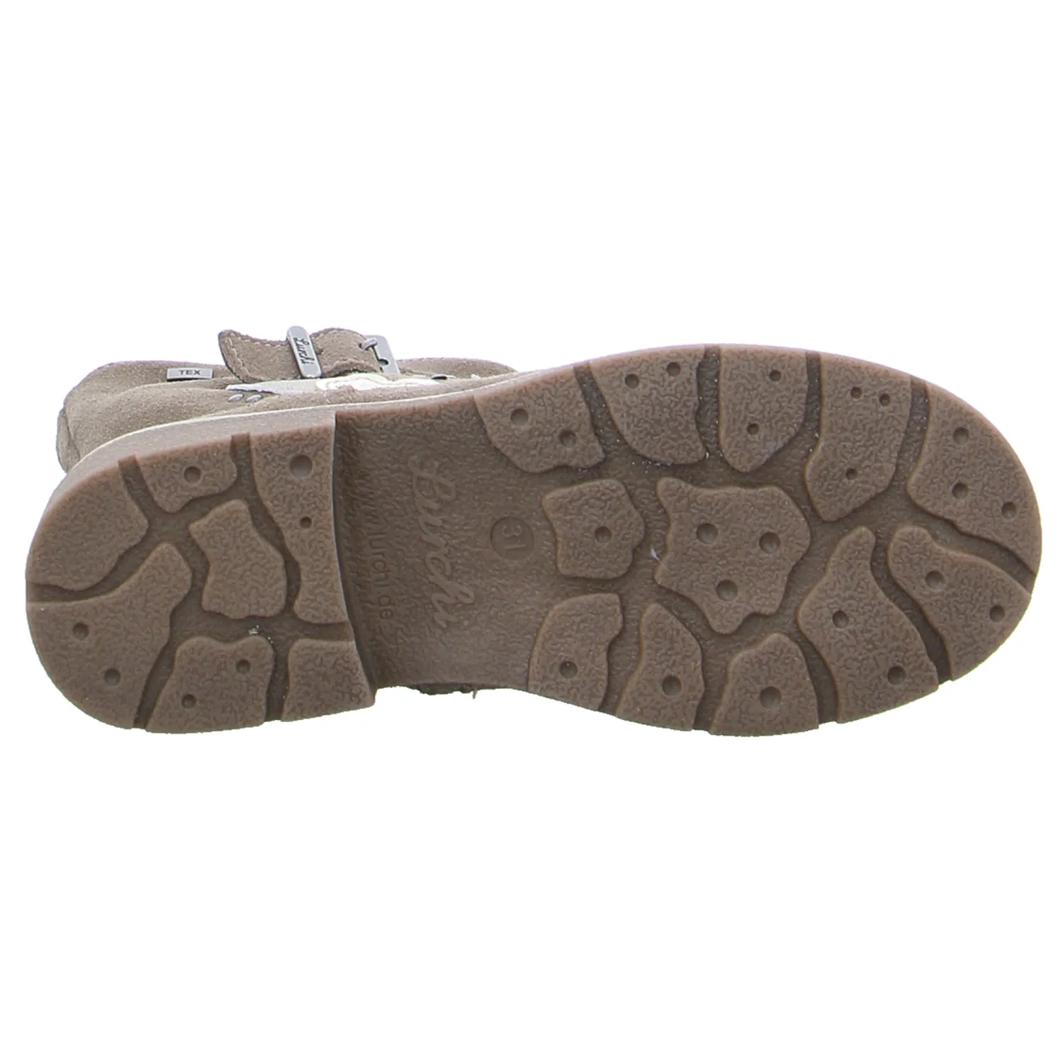 LURCHI Kleinkinder-Winterstiefel Taupe Leder  Stiefel