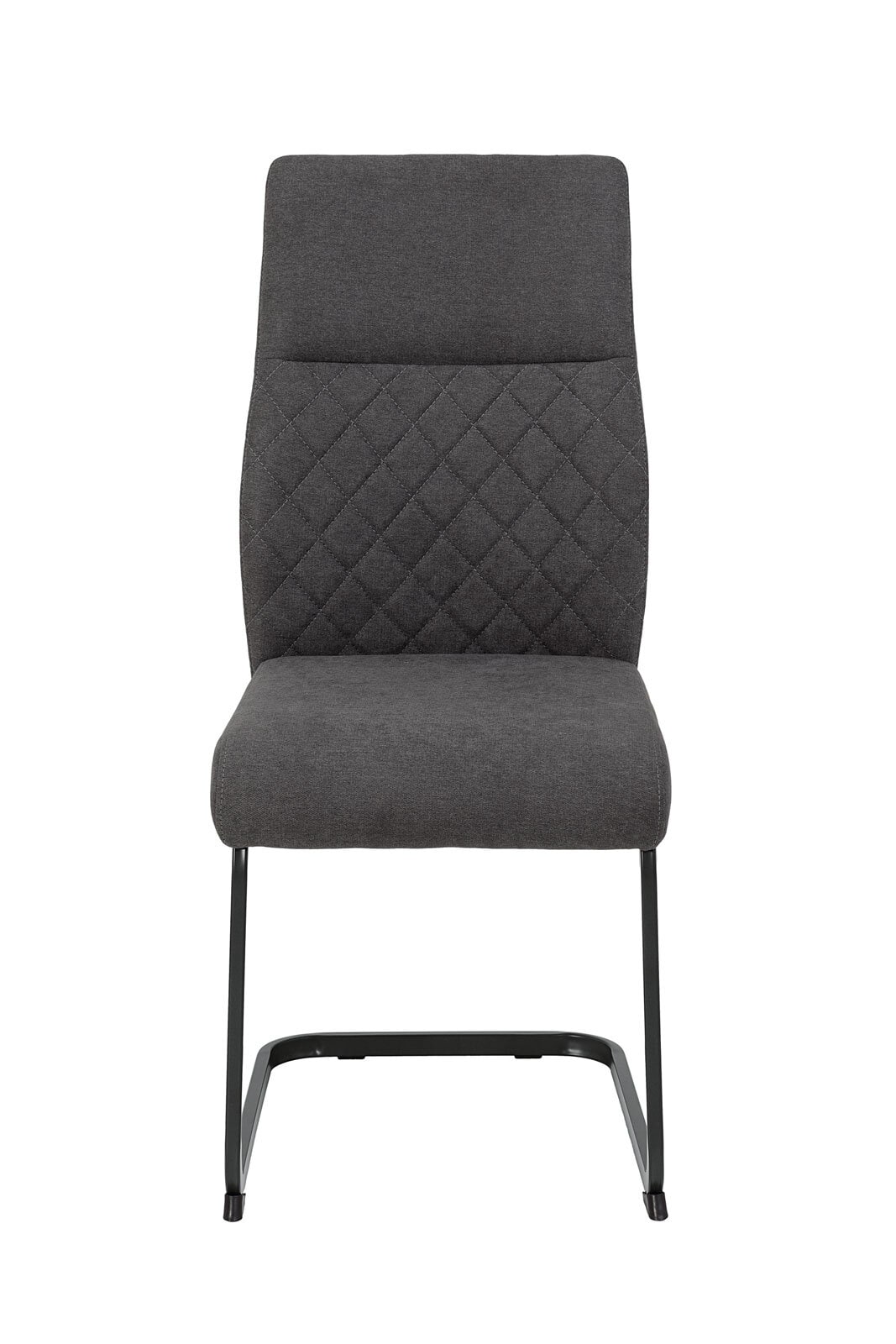 Stuhl Samira Webstoff Vintage Grau / Gestell Grau pulverbeschichtet