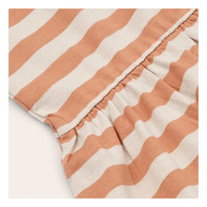 Liewood Robe Coton Bio Rayée Lima | Rose pâle