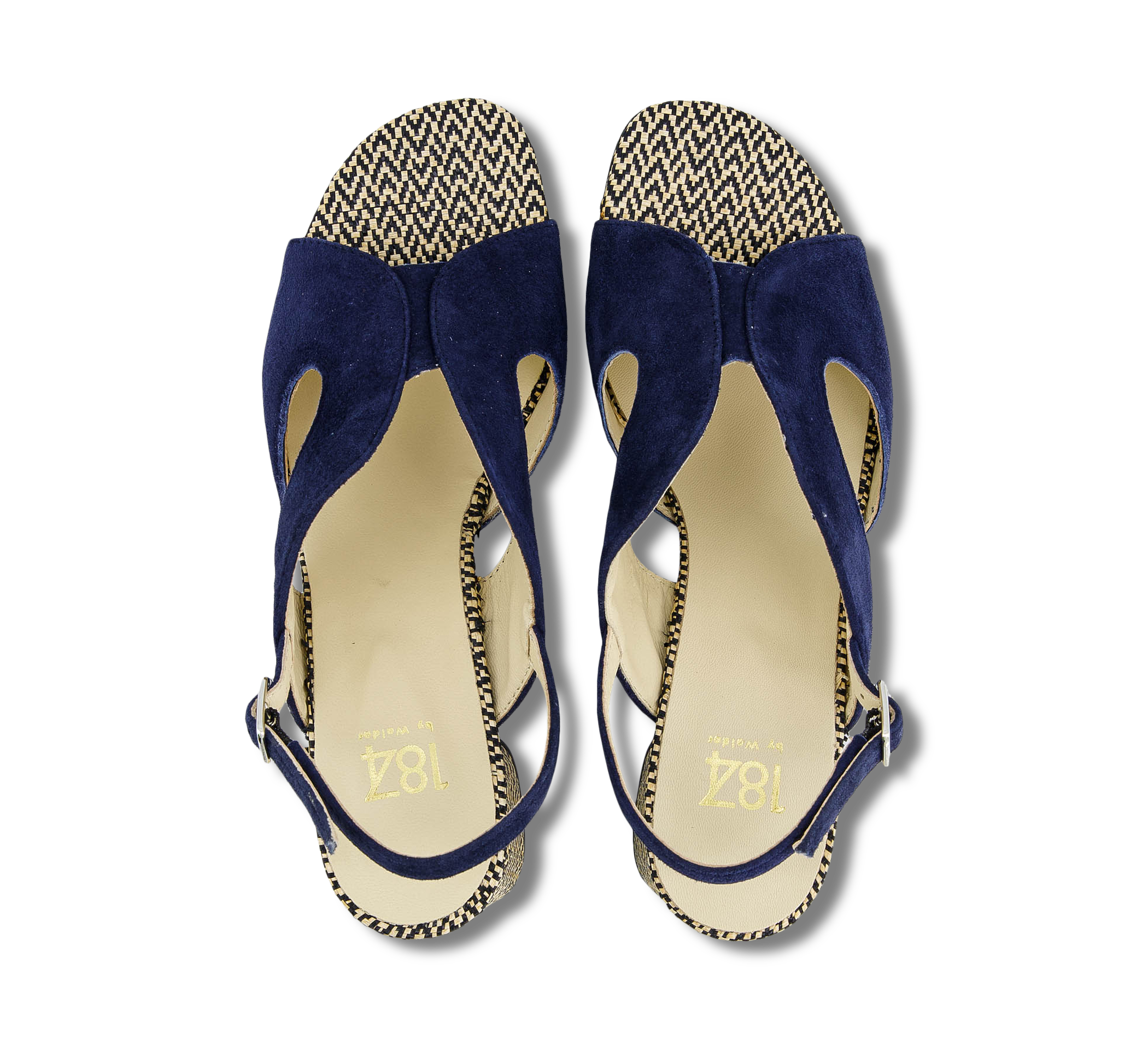 1874 by Walder Riemchensandalen blau