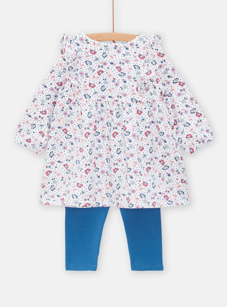 Ensemble à motif floral pour bébé fille