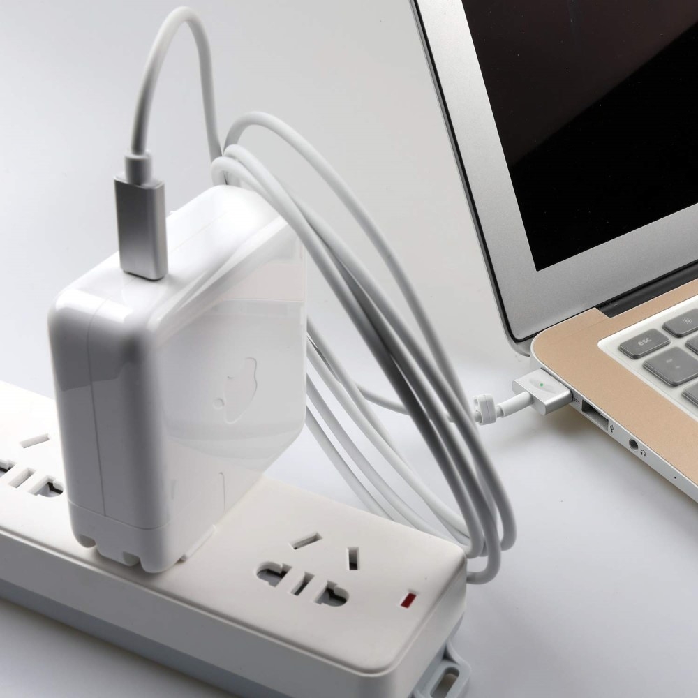 (1.7m) USB C auf MagSafe 2 T-Tip Ladekabel Datenkabel für MacBook Pro / Air - Weiss
