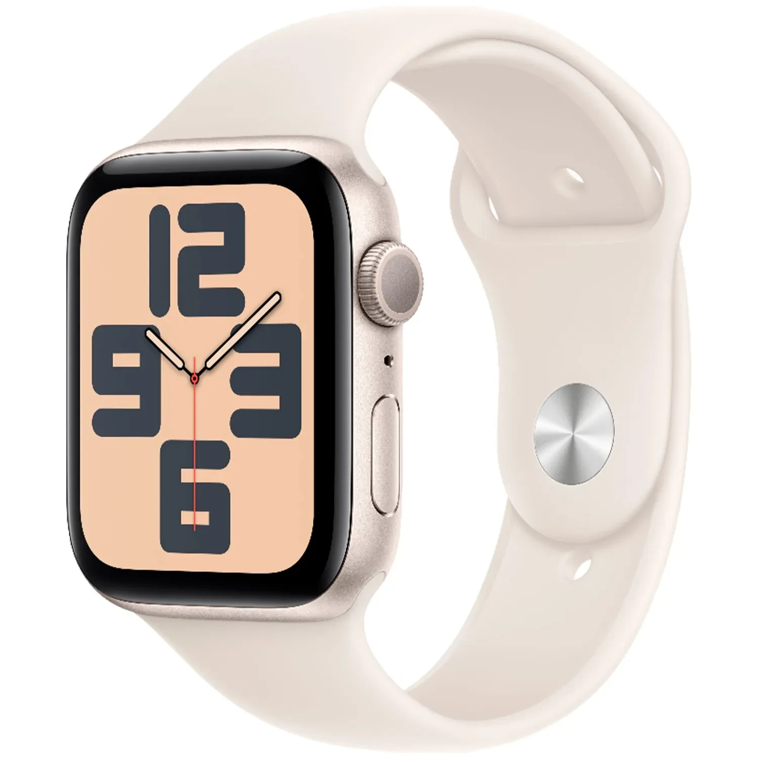 Apple Watch SE GPS 44mm Starlight Aluminium Sport Band S/M MXEU3