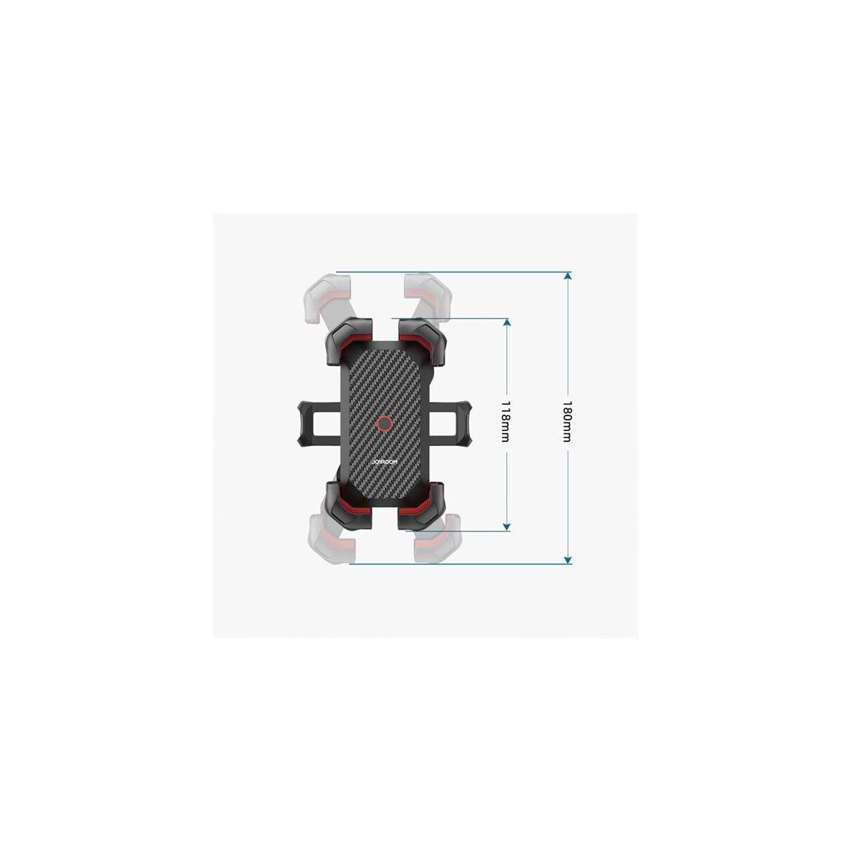 Joyroom Mobiltelefonholder for motorsykkel - Sort