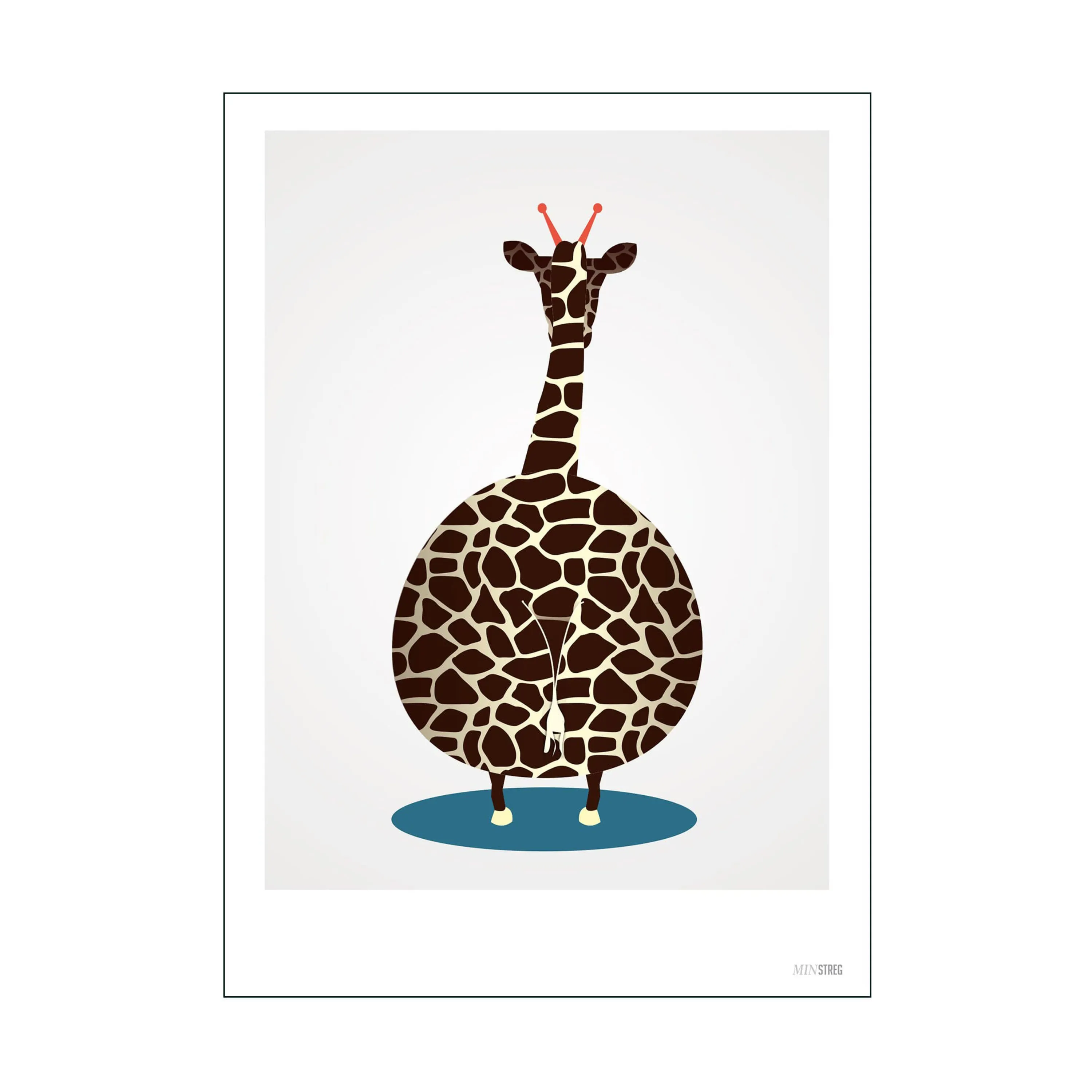 Poster&Frame Plakat - Giraf