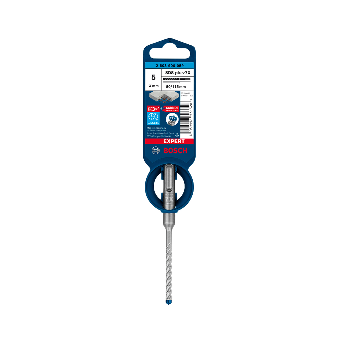 Bosch Hammerbohrer SDS plus-7X 5 x 50 x 115 mm EXPERT