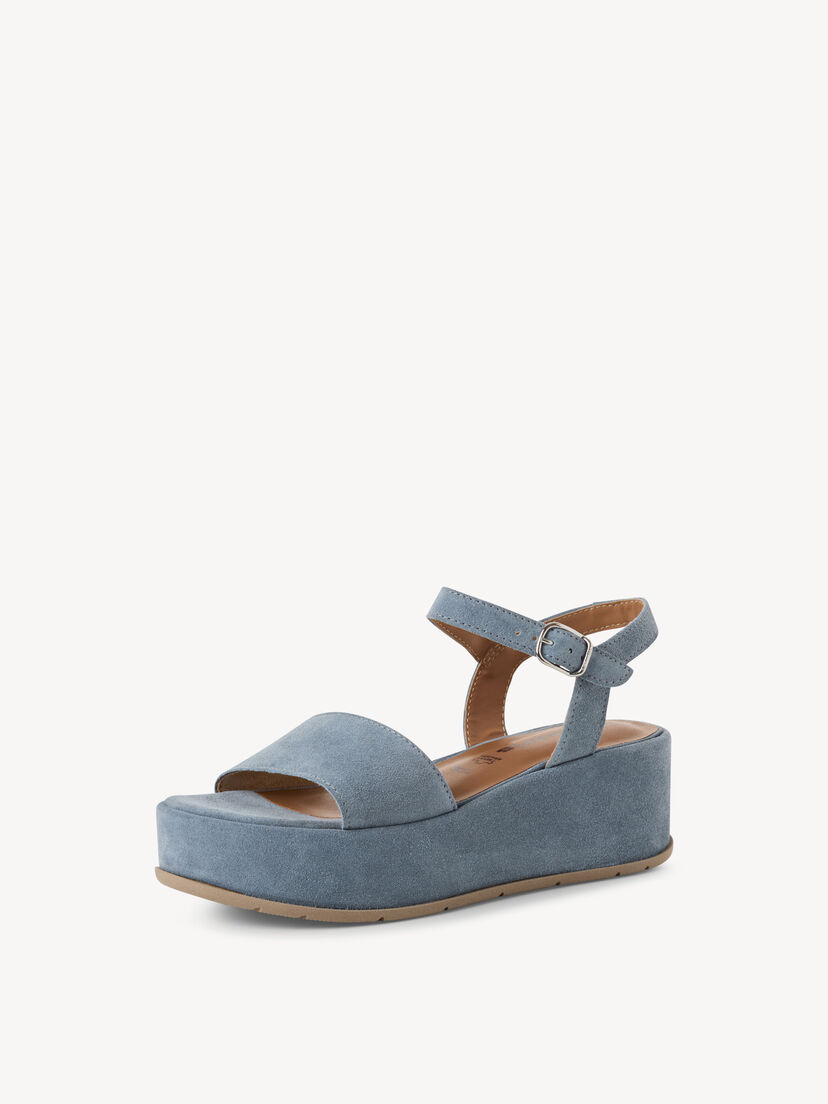 Leren Sandaaltje - blauw