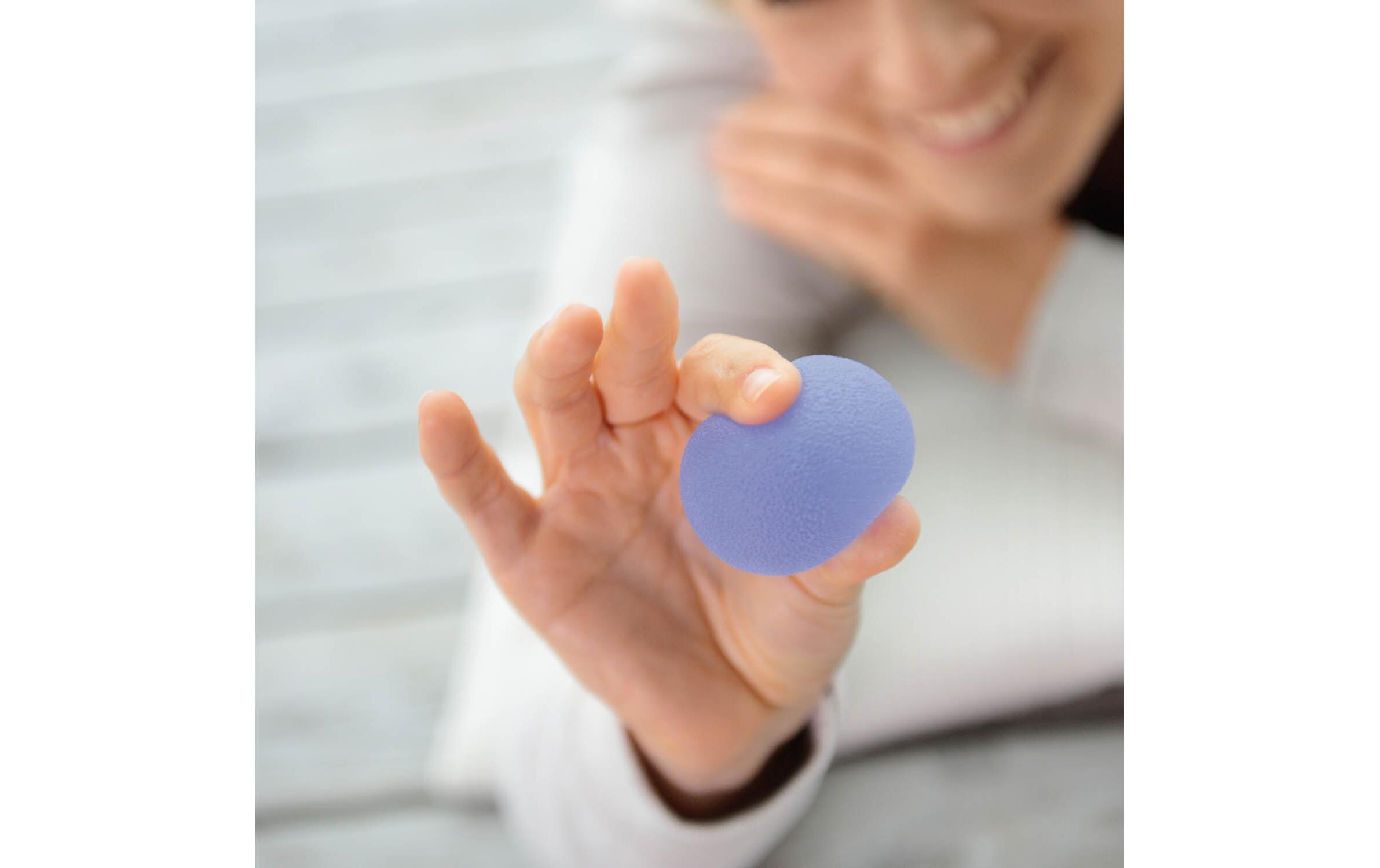 Press-Egg blau MediumKräftigung der Hand- und Unterarmmuskulatur
