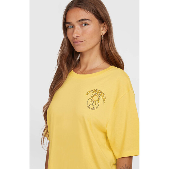 O'Neill Summer Musthaves Back Print T-Shirt Tender Buttercup Damen SU25