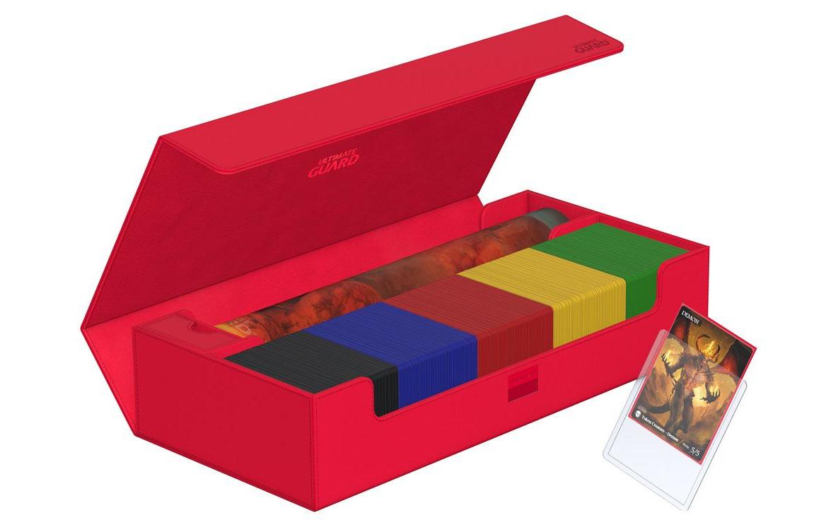 Kartenbox XenoSkin Superhive 550+ RotHochwertige Box für Sammelkarten in Standardgrösse