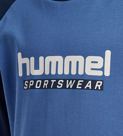 Hummel Bluse - hmlJr Logo - Dutch Blue