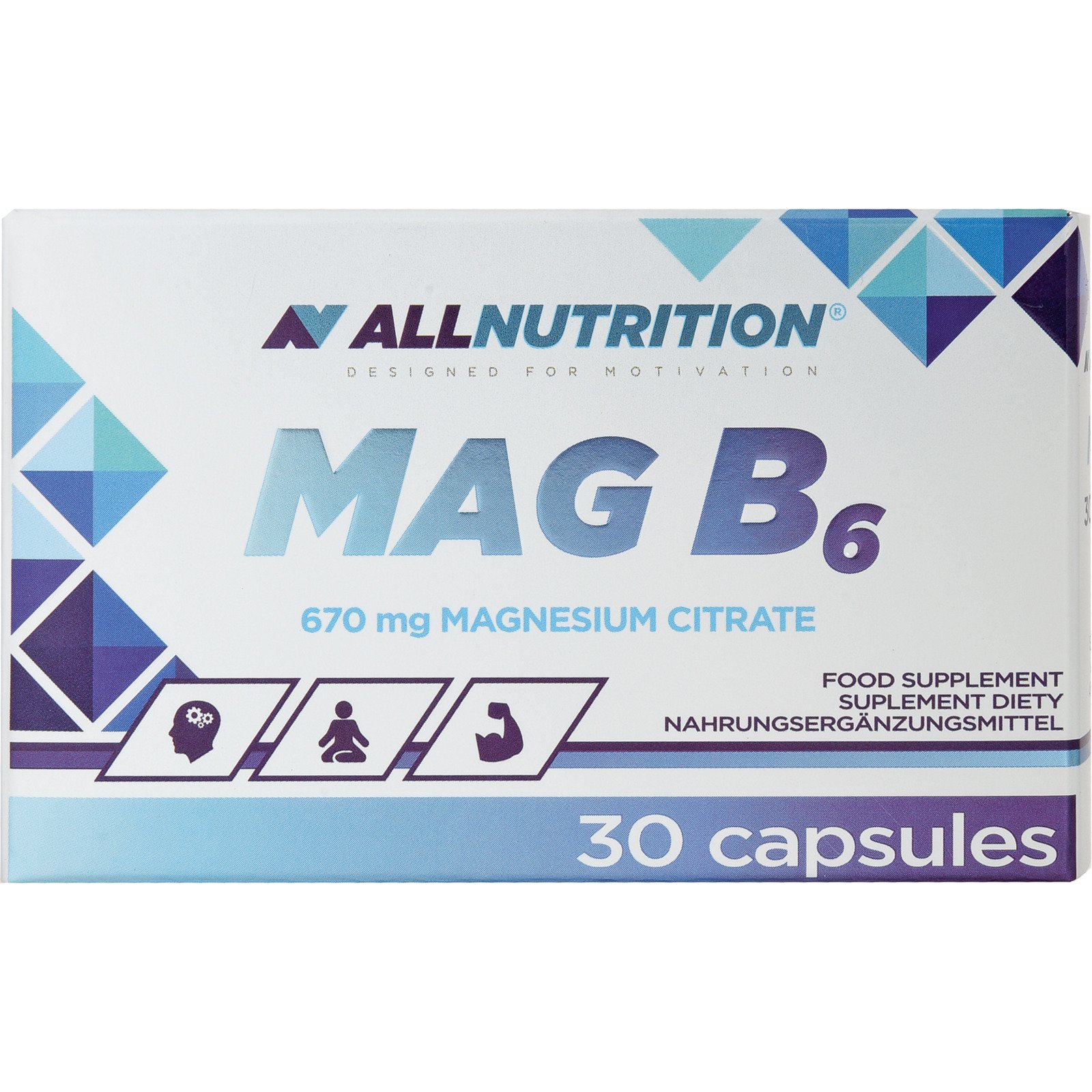 Allnutrition Magnesium B6, 30 Kapseln