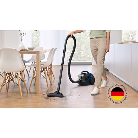 Bosch poseløs støvsuger BGS21x320 - blå