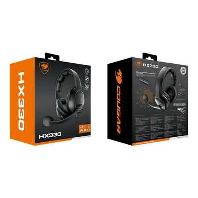COUGAR HX330 - Casque gamer avec micro - noir