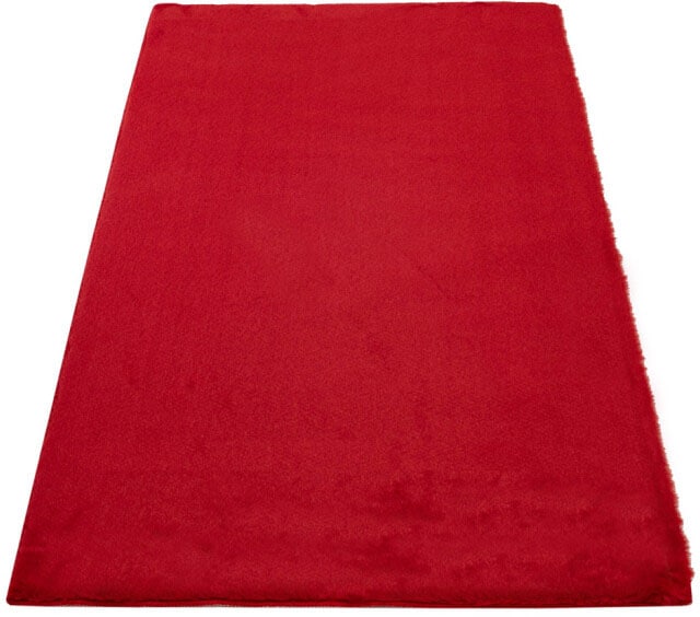 Carpet City Badematte »Topia Mats,  Badteppich uni« Höhe 14 mm rutschhemmend beschichtet strapazierfähig Hochflor, Kaninchen Haptik, Polyester, Badezimmerteppich, waschbar