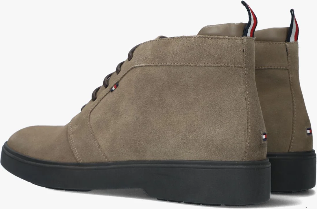 TOMMY HILFIGER taupe tommy hilfiger veterboots classic hilfiger suede lace boot