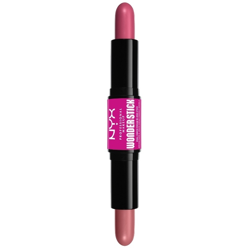 NYX Prof. Makeup Wonder Stick Dual-Ended Cream Blush Stick 8 gr. - 01 Light Peach + Baby Pink