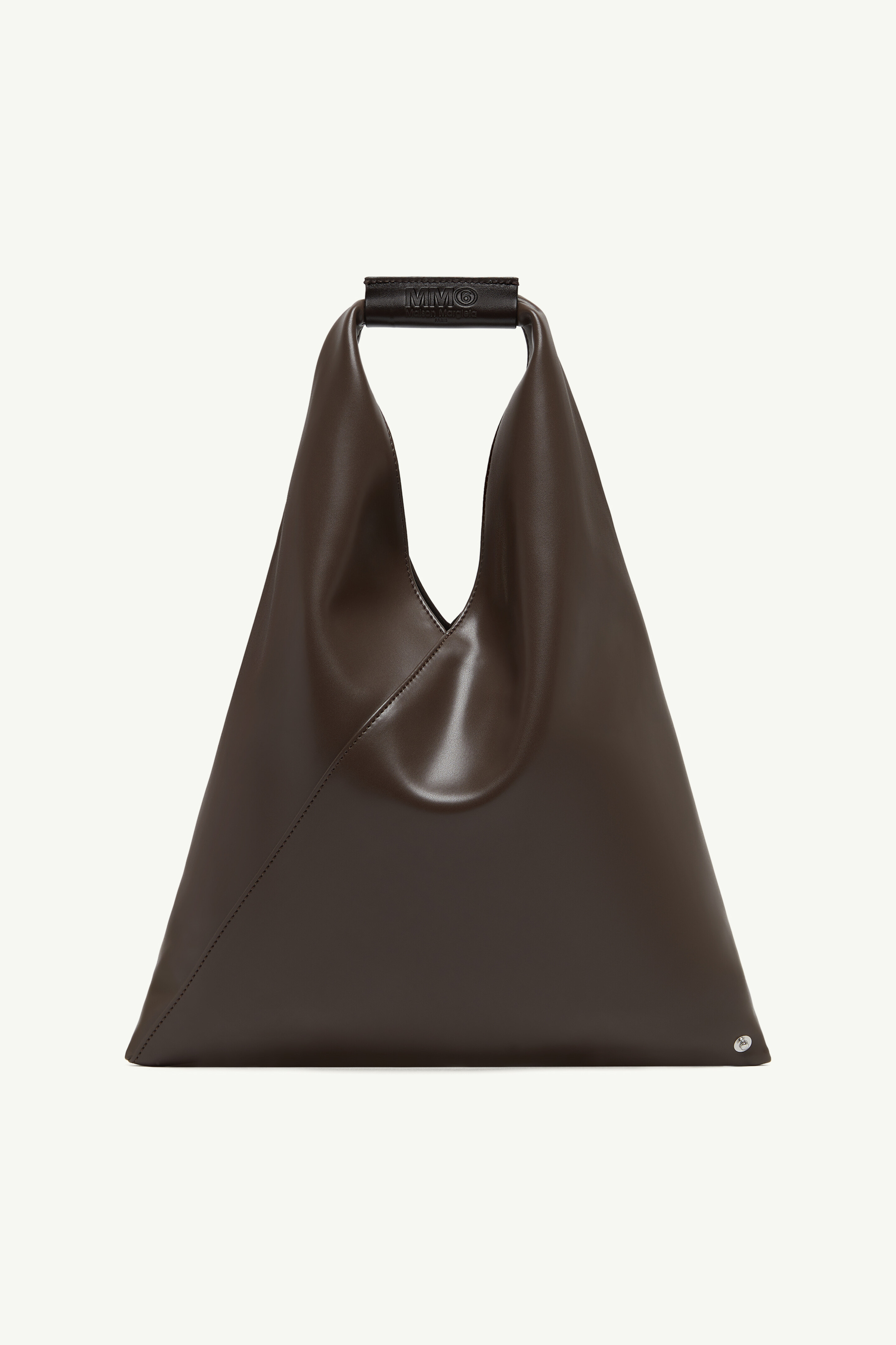 Japanese bag small, Sac simili cuir Brun