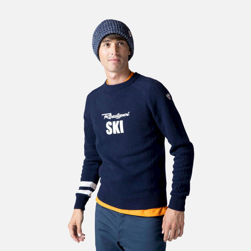 Signature Rossignol Knit - Pull en laine mérinos homme