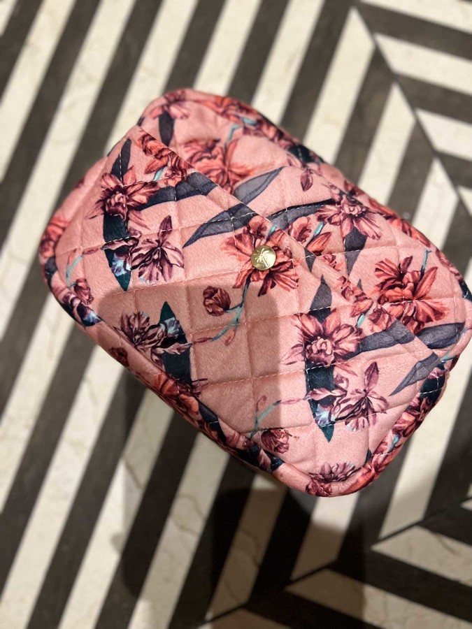 Fan Palm Beauty Bag Flawless Rose Large