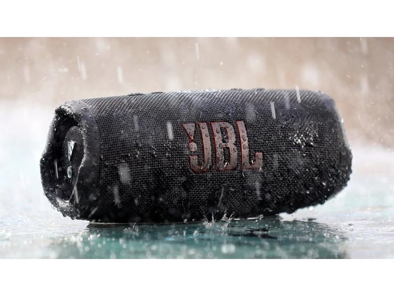 JBL Bluetooth Speaker Charge 5 Schwarz Tragbarer wasserdichter Lautsprecher mit Powerbank