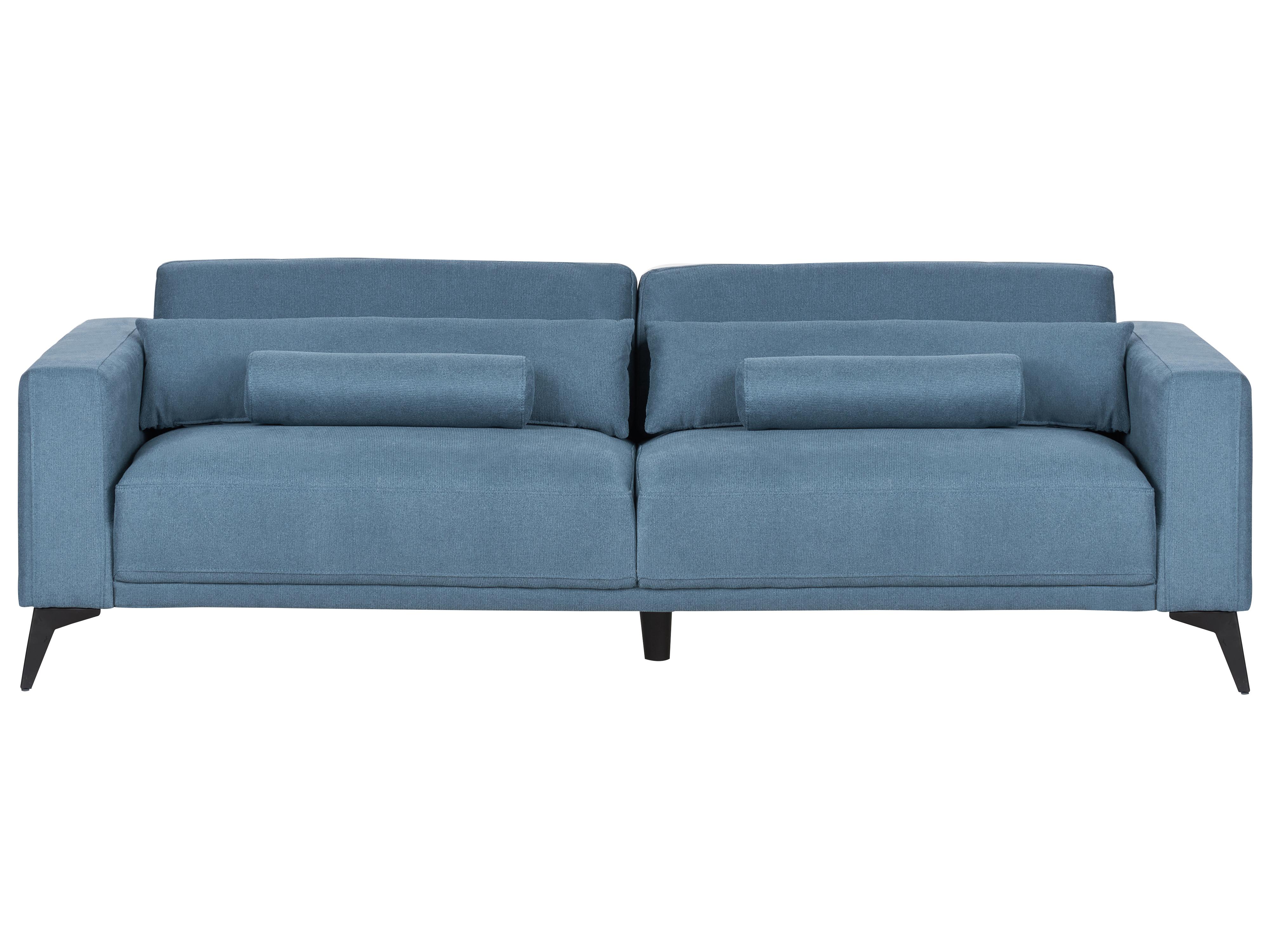 Bank 3-zits ANGE Stof Blauw