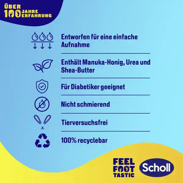 Fußmaske  mit Manukahonig
