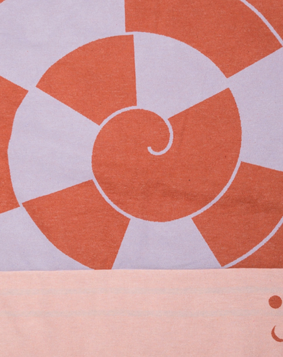 Zierkissen JUWEL - SCHNECKE (30x30) in rot