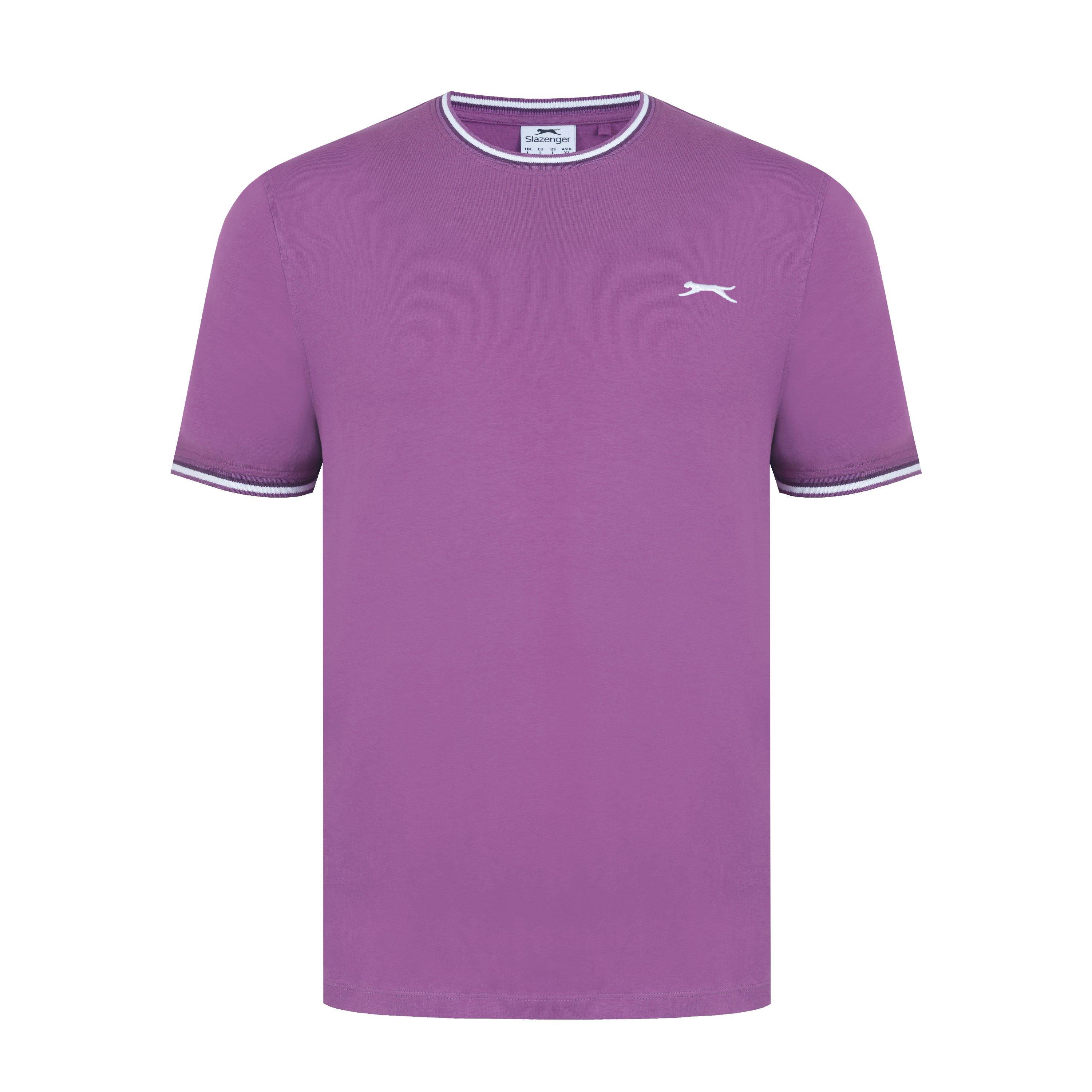 Slazenger Tipped T Shirt Mens