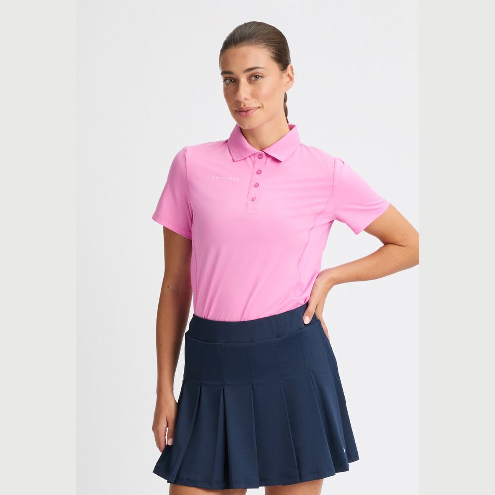 Nicky Poloshirt Dame Fuchsia Rosa