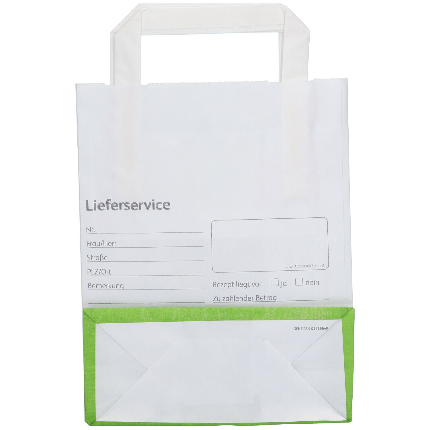 gesund leben Papiertüte klein Neutral 80x180x230 cm