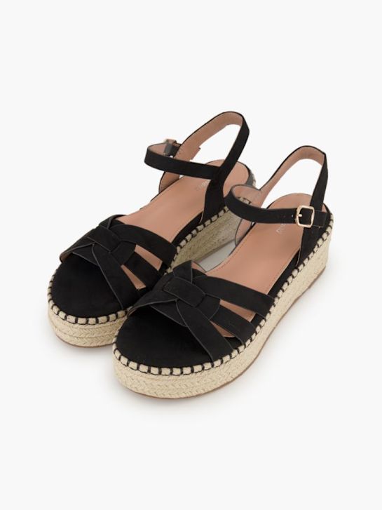 Graceland Sandalette Schwarz