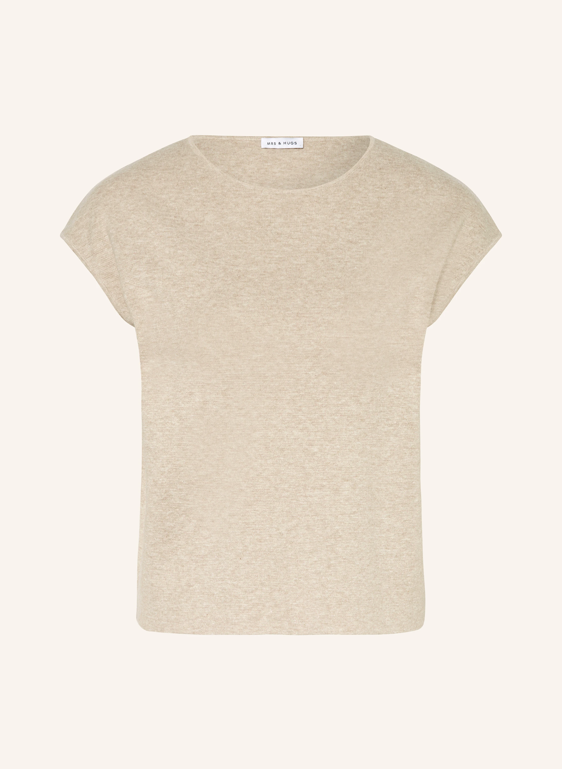MRS & HUGS Strickshirt mit Leinen