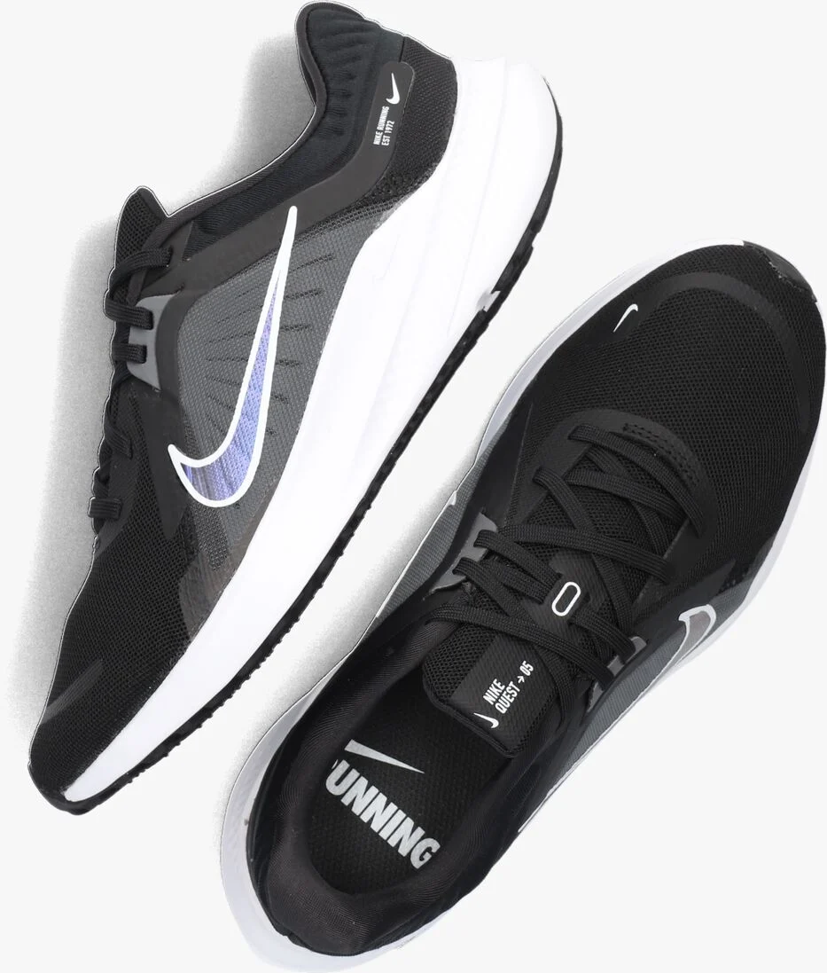 NIKE zwarte nike lage sneakers nike quest 5
