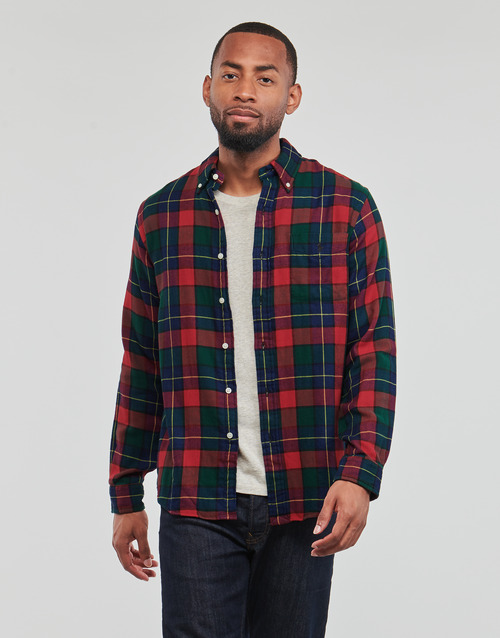 Polo Ralph Lauren - CHEMISE COUPE DROITE EN FLANELLE Rojo / Verde