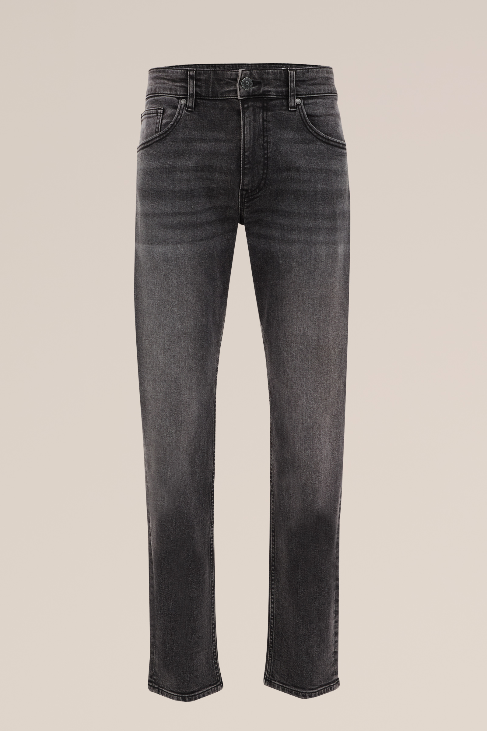 regular fit jeans met medium stretch Blue Ridge Grijs