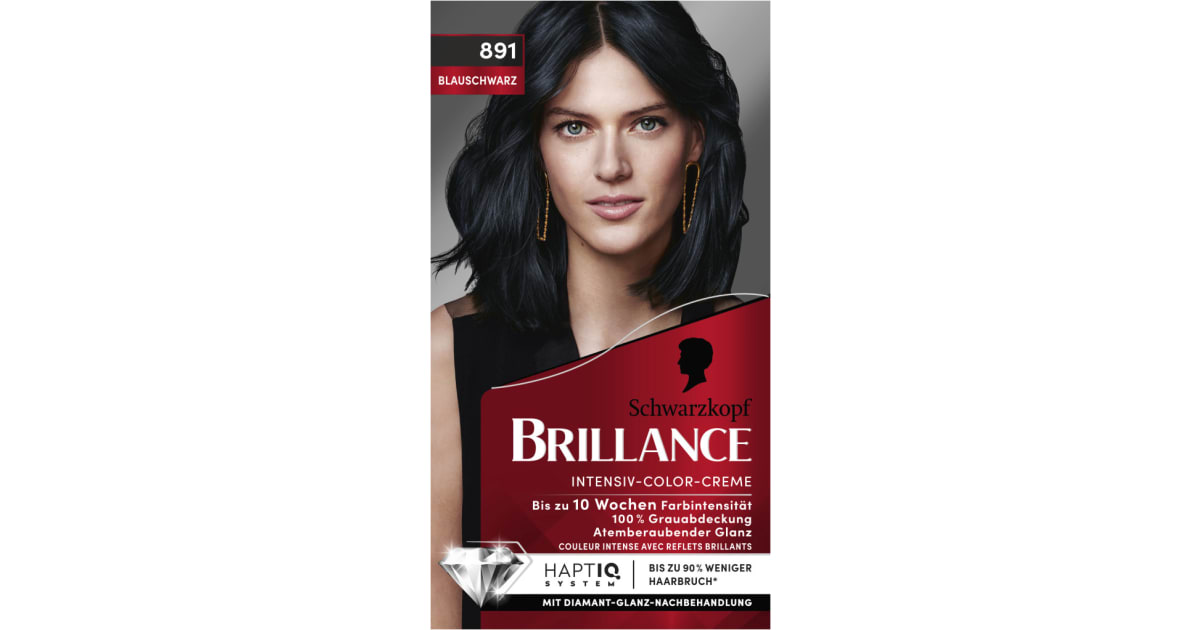 Schwarzkopf Brillance Blau-Schwarz