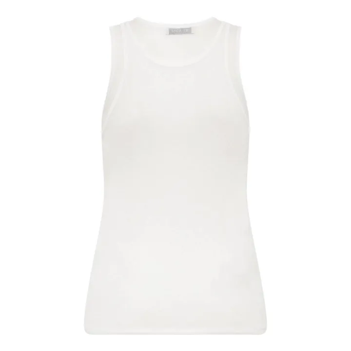 St Agni Débardeur Singlet Coton Bio | Blanc
