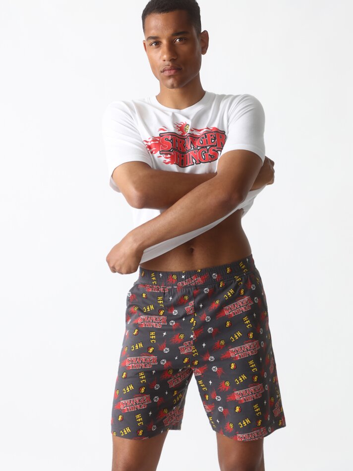 Pijama Stranger Things - Branco