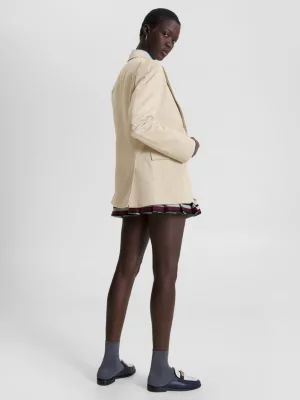 Blazer chino de abotoamento simples