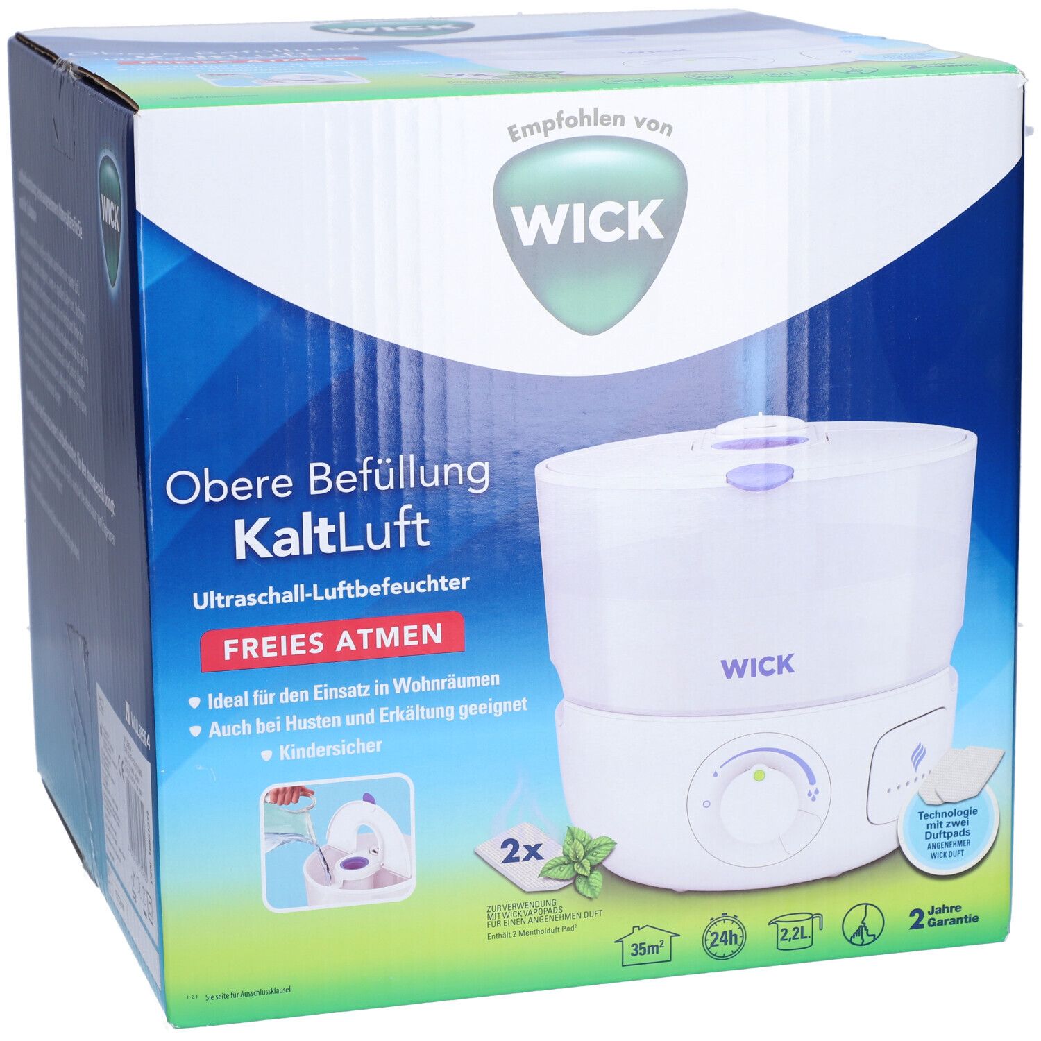 Wick Ultraschall Luftbefeuchter