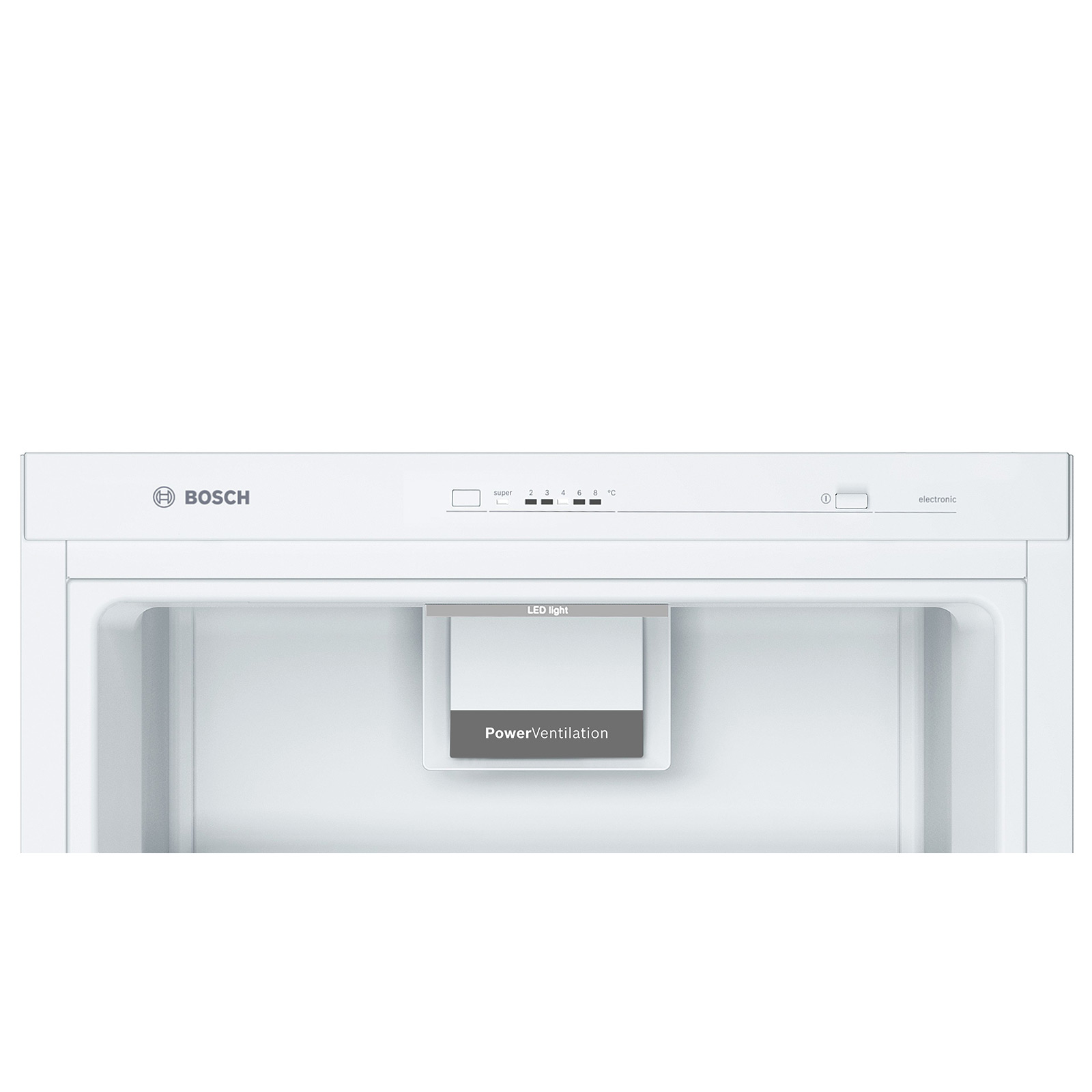 BOSCH Stand-Kühlschrank KSV36VWEP - weiß - E