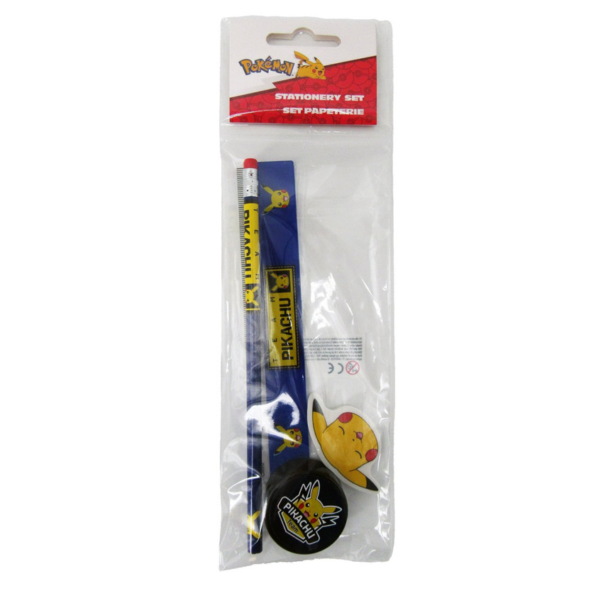 Set crayon/gomme/règle/taille-crayon