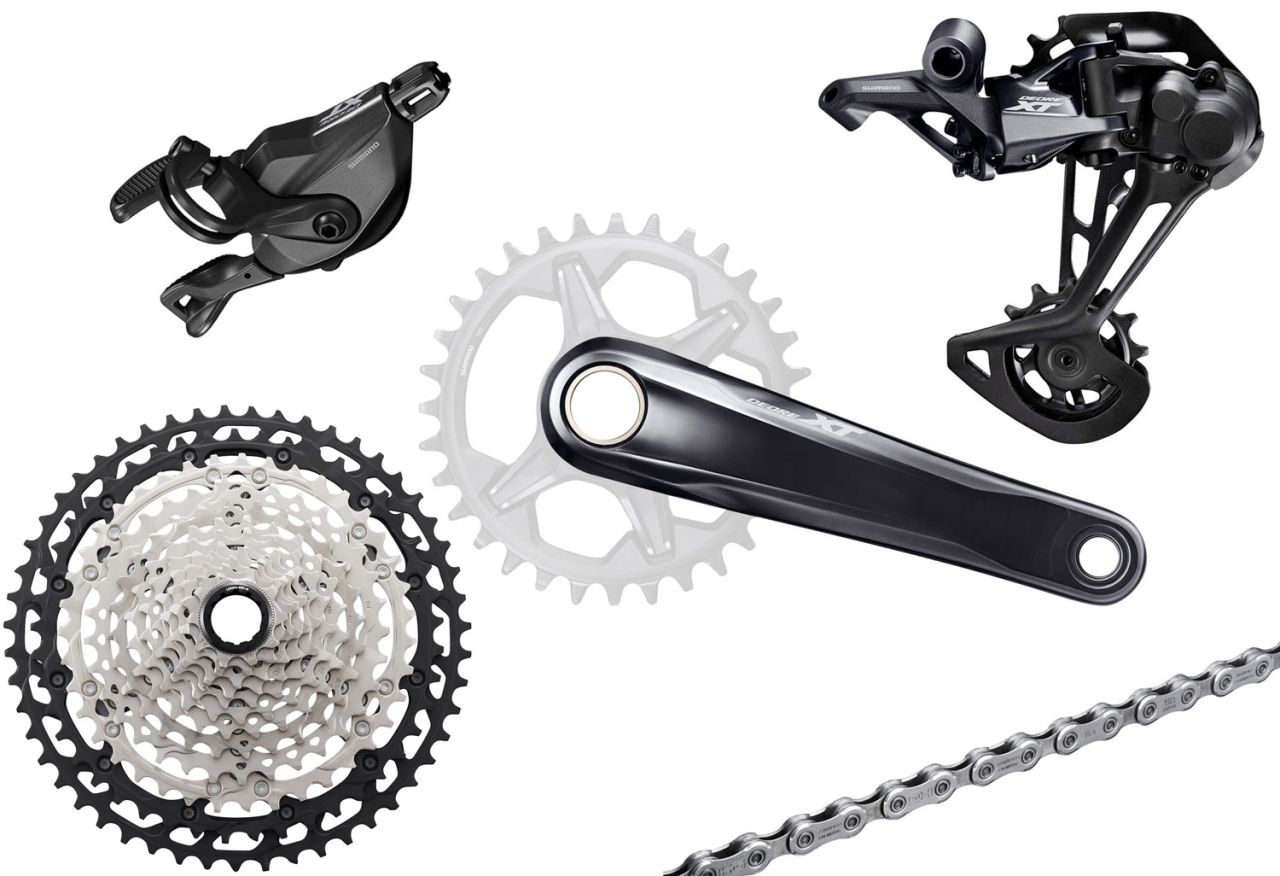 Shimano XT M8100 1x12-fach Gruppe Schelle 180mm 10-51 kaufen | Bike-Discount