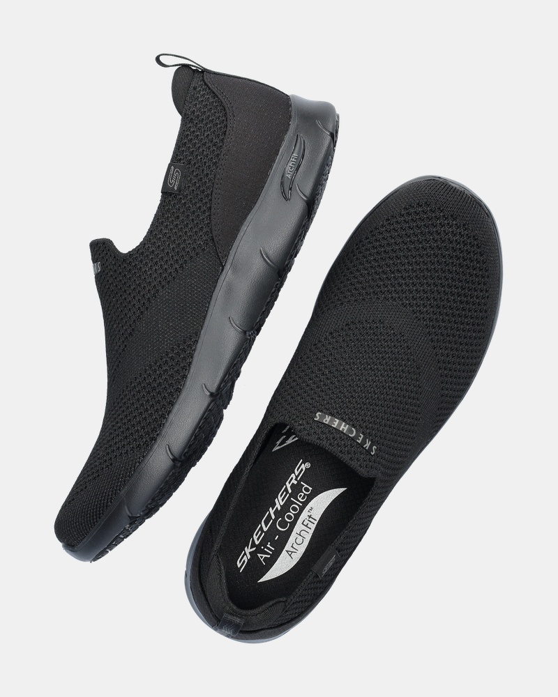 Skechers Arch Fit Refine Instapschoenen  - zwart